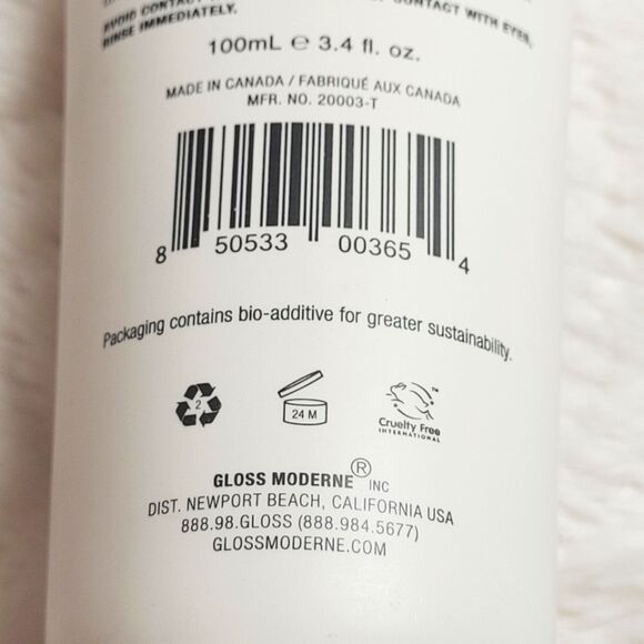 Gloss Moderne Clean Luxury Hair Masque Mask 3.4 Ounces Vegan New Foil Sealed - Picture 5 of 5